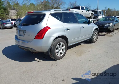 2006 Nissan Murano Se из США, поврежденный, VIN JN8AZ08W06W540915